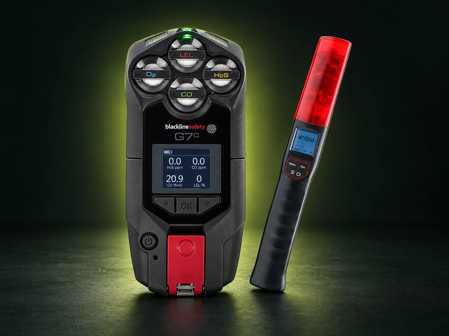 Detector de gases Blackline G7c y alcoholímetro AT7200